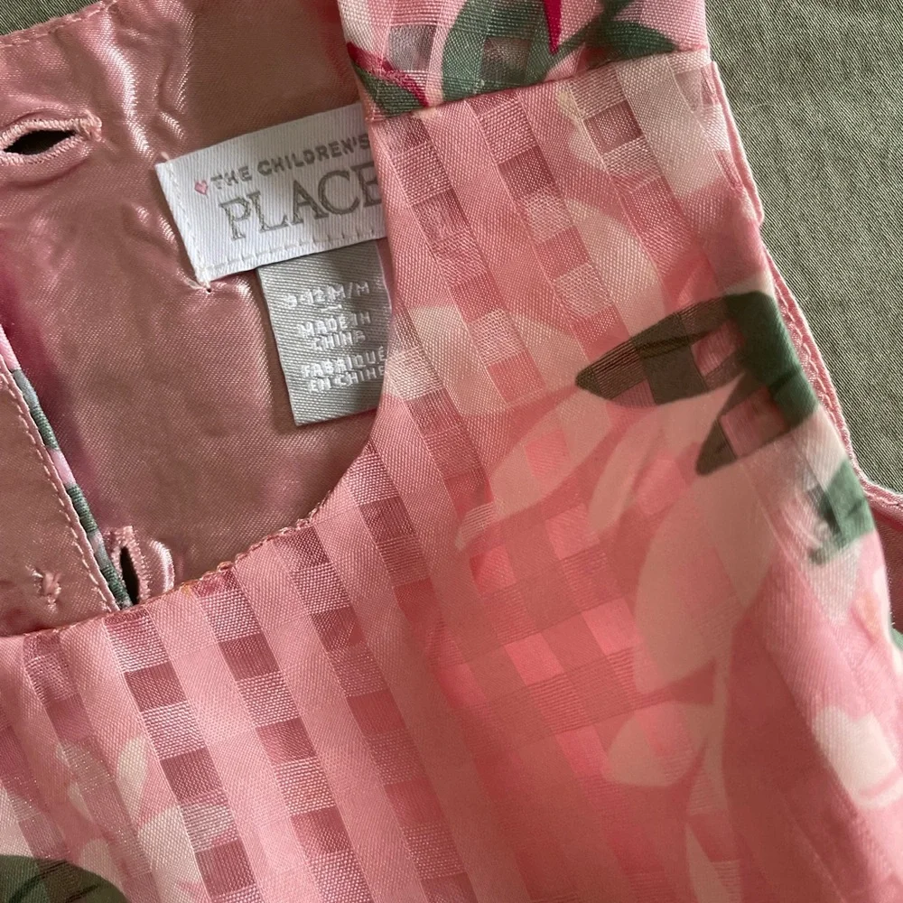 [The Children’s Place] Pink Floral Sleeveless Dress: 9-12 months